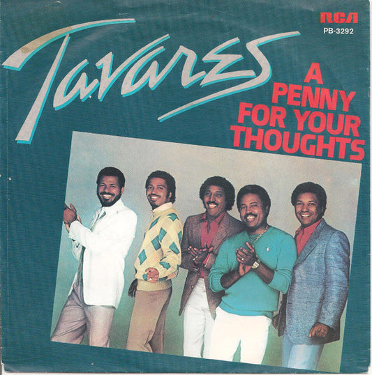 Tavares : A Penny For Your Thoughts (7", Single)