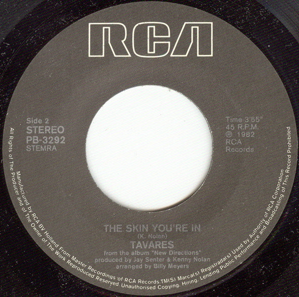 Tavares : A Penny For Your Thoughts (7", Single)