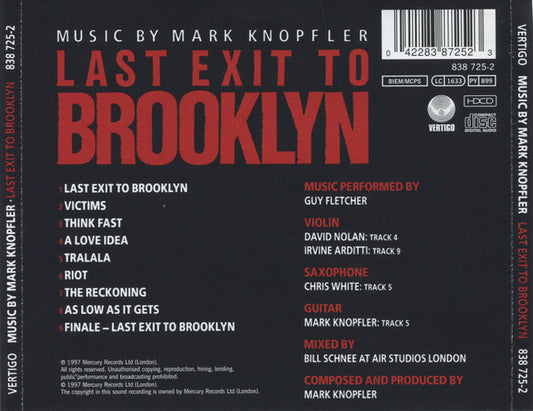 Mark Knopfler : Last Exit To Brooklyn (HDCD, Album, RE, RM, EDC)