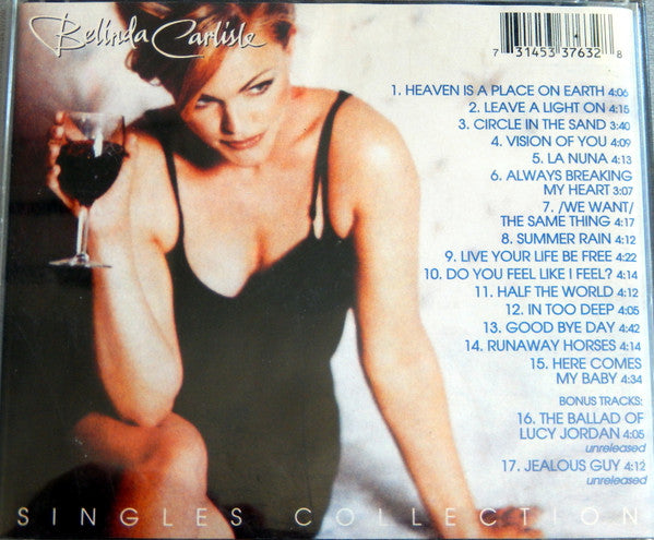 Belinda Carlisle : Singles Collection (CD, Comp, Unofficial)