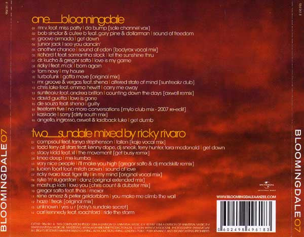 Various : Bloomingdale 07 (CD, Comp + CD, Comp, Mixed)