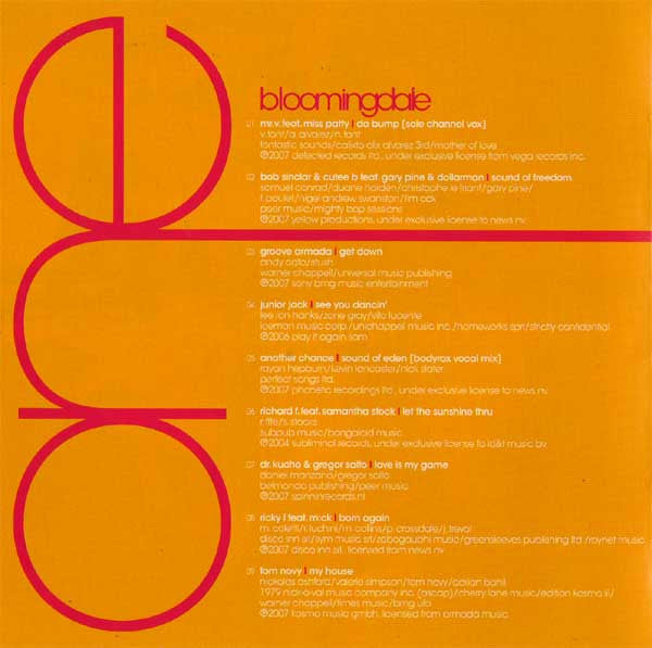 Various : Bloomingdale 07 (CD, Comp + CD, Comp, Mixed)
