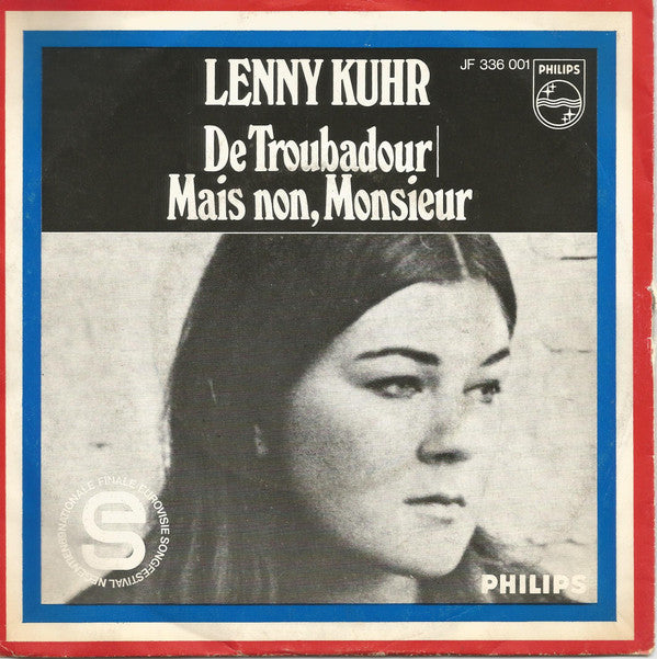 Lenny Kuhr : De Troubadour (7", Single, Mono)