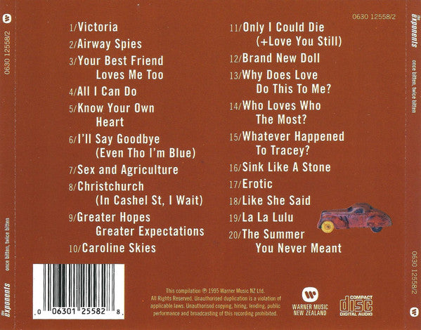 Dance Exponents : Once Bitten, Twice Bitten (The Singles 1981-1995) (CD, Comp)