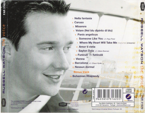 Russell Watson : The Voice (CD, Album, O-C)