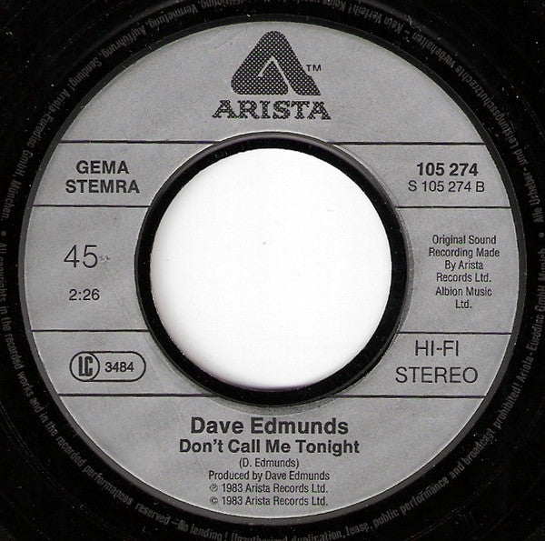 Dave Edmunds : Slipping Away (7", Single)