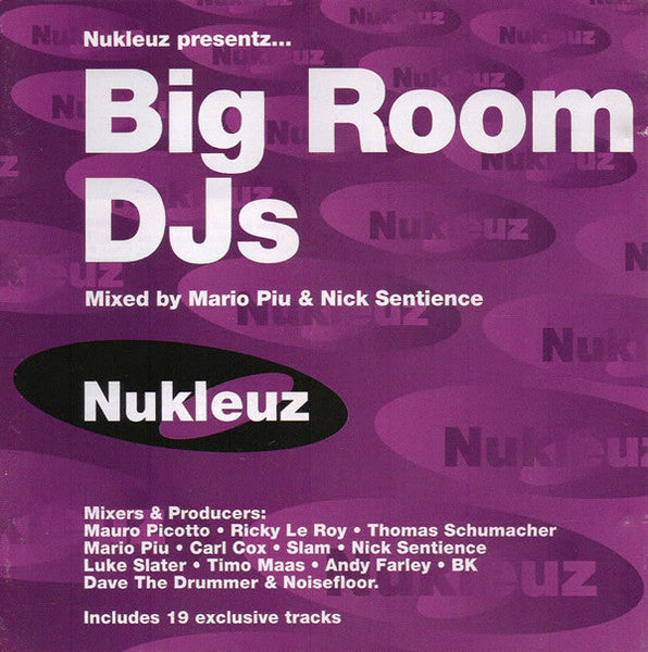 Mario Più & Nick Sentience : Big Room DJs (2xCD, Mixed)