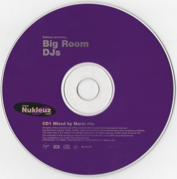 Mario Più & Nick Sentience : Big Room DJs (2xCD, Mixed)