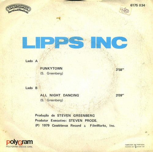 Lipps, Inc. : Funkytown (7", Single)
