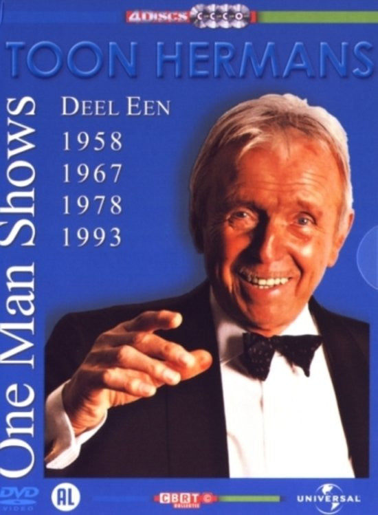 Toon Hermans : One Man Shows (Deel Een) (4xDVD-V, PAL + Box)
