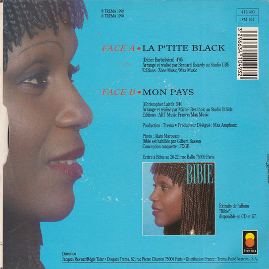 Bibie : La P'tite Black (7", Single)