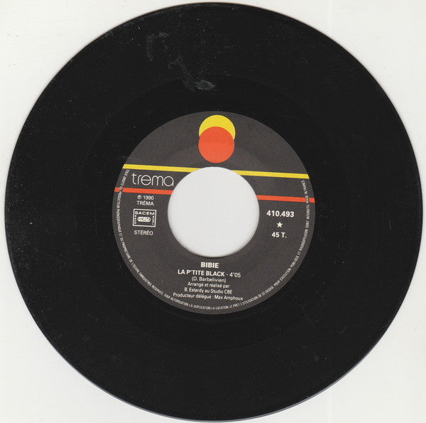 Bibie : La P'tite Black (7", Single)