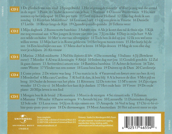 Willy & Willeke Alberti : 100 Mooiste Liedjes Van Willy & Willeke Alberti (5xCD, Comp)