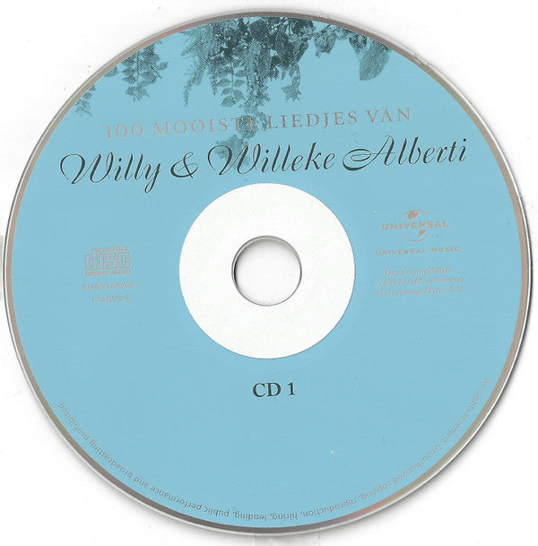 Willy & Willeke Alberti : 100 Mooiste Liedjes Van Willy & Willeke Alberti (5xCD, Comp)