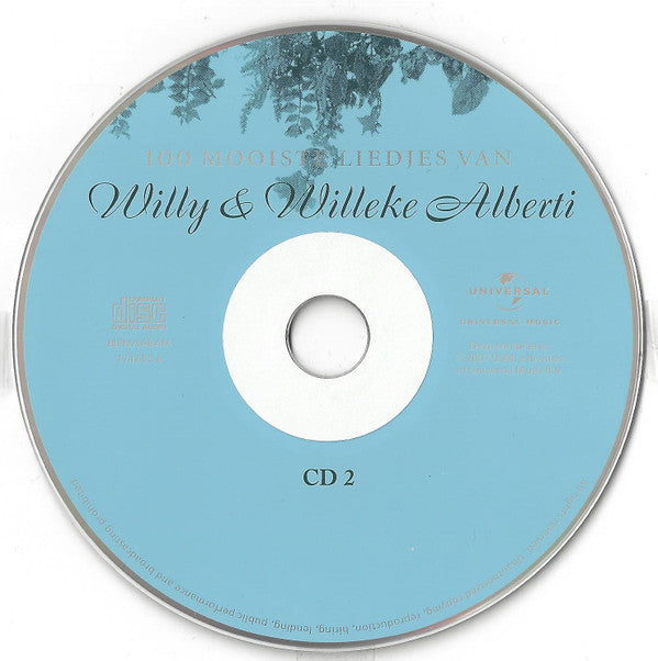 Willy & Willeke Alberti : 100 Mooiste Liedjes Van Willy & Willeke Alberti (5xCD, Comp)