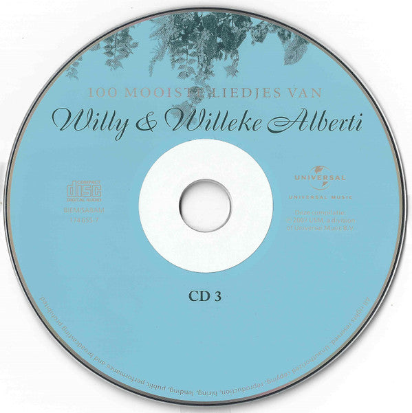 Willy & Willeke Alberti : 100 Mooiste Liedjes Van Willy & Willeke Alberti (5xCD, Comp)