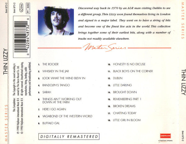 Thin Lizzy : Master Series (CD, Comp, RM)