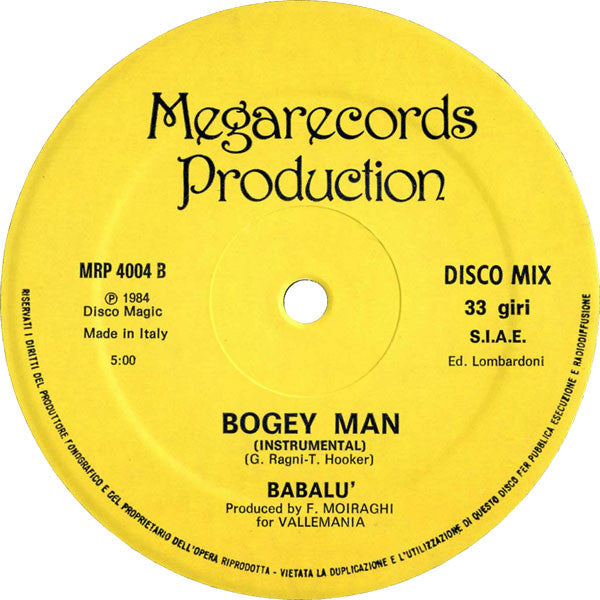 Babalu' : Bogey Man (12")