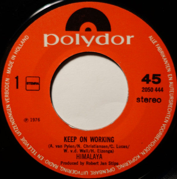 Himalaya (3) : Keep On Working (7", Single)