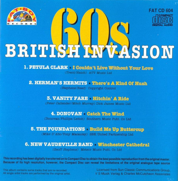 Various : 60s British Invasion (CD, Comp)
