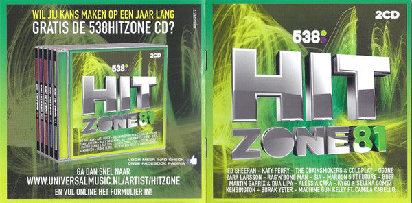 Various : 538 - Hitzone 81 (2xCD, Comp)
