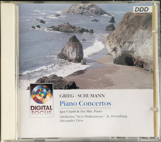 Edvard Grieg, Robert Schumann, Igor Uryash, Alexander Titov : The Great Piano Concertos - Grieg, Schumann (CD, Album)
