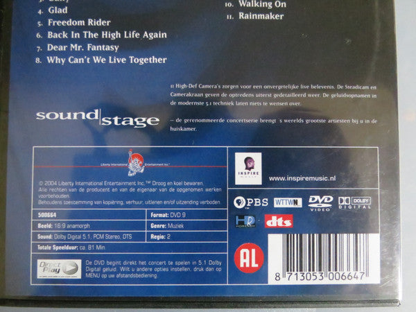 Steve Winwood : Sound Stage (DVD-V, Multichannel)