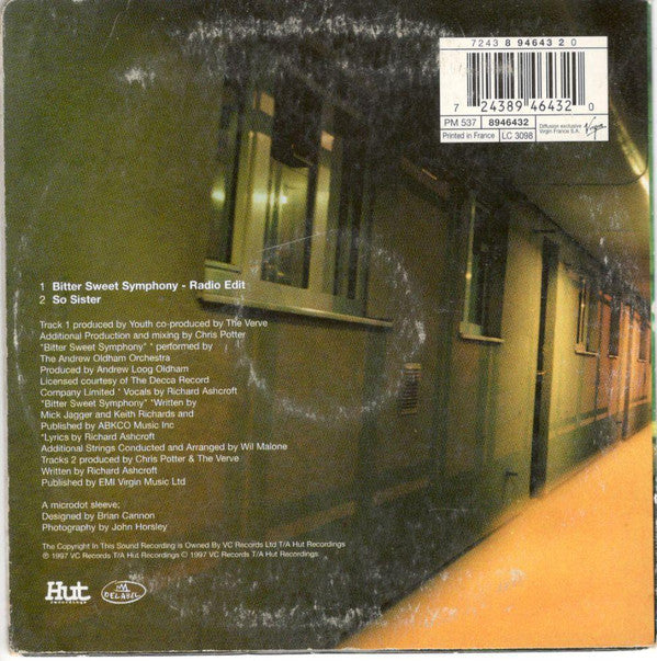 The Verve : Bitter Sweet Symphony (CD, Single, Car)