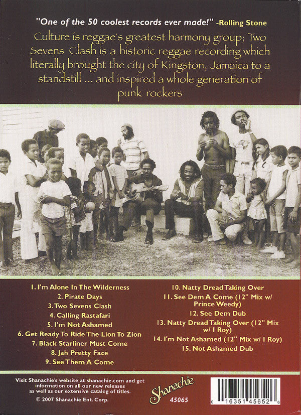 Culture : Two Sevens Clash (The 30th Anniversary Edition) (CD, Album, RE, RM)