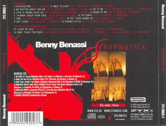 Benny Benassi : Hypnotica (CD, Album + CD, Enh)