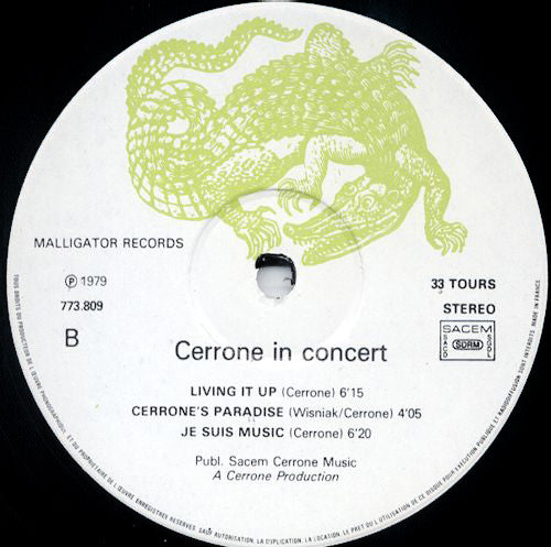 Cerrone : In Concert (2xLP, Album, Gat)
