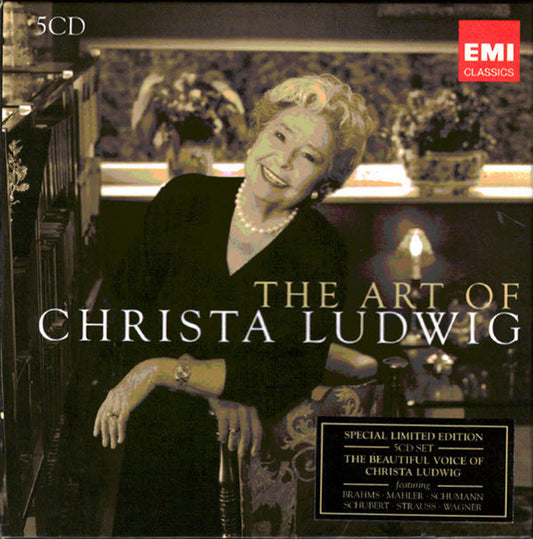 Christa Ludwig : The Art of Christa Ludwig (5xCD, Comp, Ltd, RM + Box)