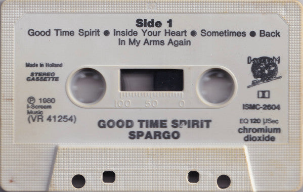 Spargo : Good Time Spirit (Cass, Album)
