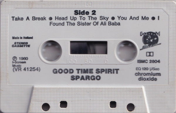 Spargo : Good Time Spirit (Cass, Album)