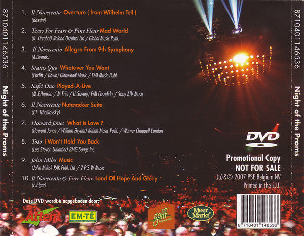 Various : Night Of The Proms (DVD-V, PAL)