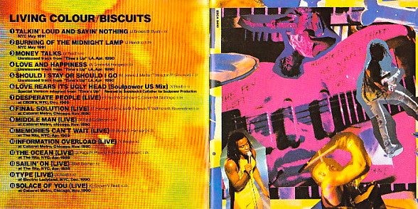Living Colour : Biscuits (CD, Ful)