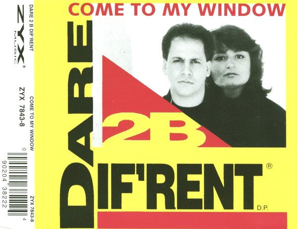 Dare 2 B Dif'rent : Come To My Window (CD, Maxi)
