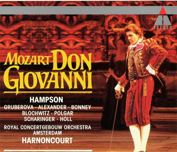 Wolfgang Amadeus Mozart - Thomas Hampson · Edita Gruberova · Roberta Alexander · Barbara Bonney · Hans Peter Blochwitz · László Polgár · Anton Scharinger · Robert Holl · Concertgebouworkest · Nikolaus Harnoncourt : Don Giovanni (3xCD, Album, RE + Box, Sli)