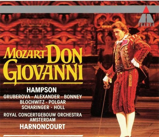 Wolfgang Amadeus Mozart - Thomas Hampson · Edita Gruberova · Roberta Alexander · Barbara Bonney · Hans Peter Blochwitz · László Polgár · Anton Scharinger · Robert Holl · Concertgebouworkest · Nikolaus Harnoncourt : Don Giovanni (3xCD, Album, RE + Box, Sli)