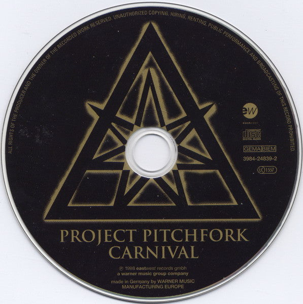 Project Pitchfork : Carnival (CD, Maxi, Dig)