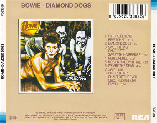 David Bowie : Diamond Dogs (CD, Album, RE)