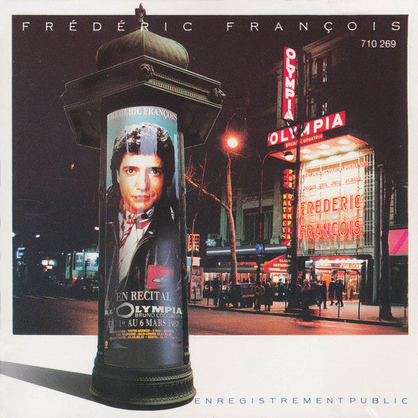 Frédéric François : Enregistrement Public (CD, Album)