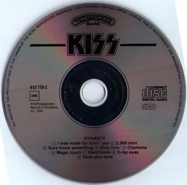 Kiss : Dynasty (CD, Album, RE)