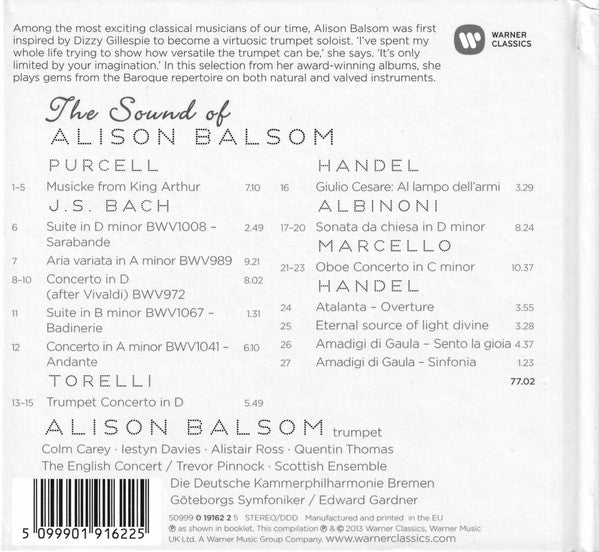 Alison Balsom : The Sound Of Alison Balsom (CD, Comp)
