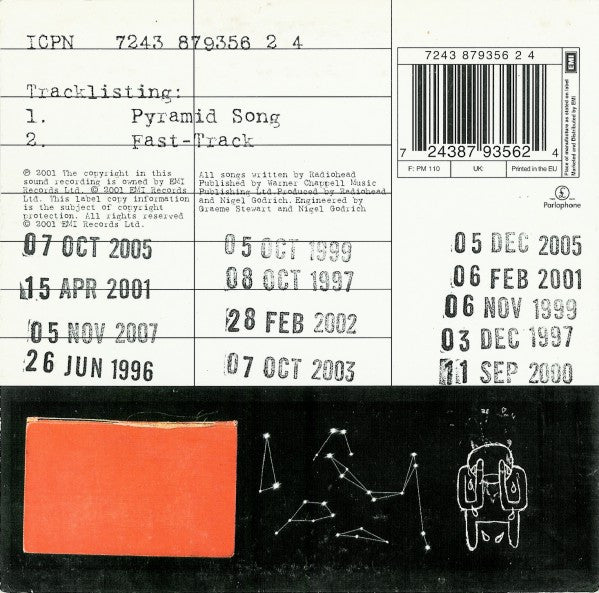 Radiohead : Pyramid Song (CD, Single, Car)