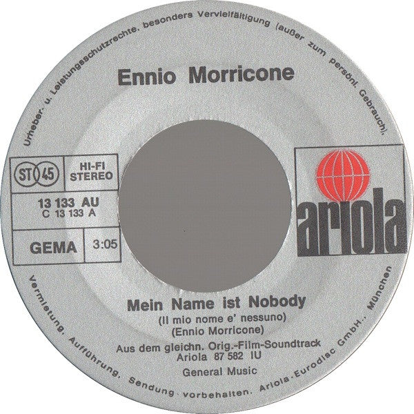 Ennio Morricone : Mein Name Ist Nobody (7", Single, Pap)