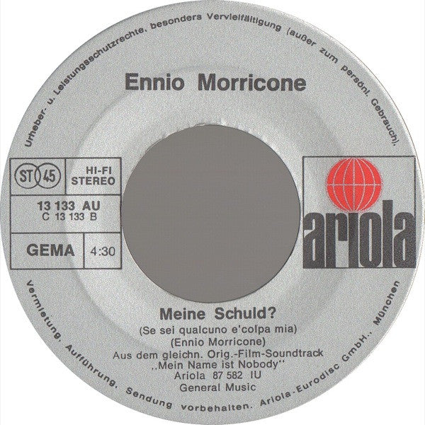 Ennio Morricone : Mein Name Ist Nobody (7", Single, Pap)