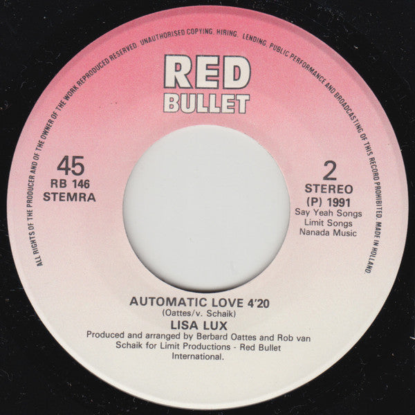 Lisa Lux : Hoping For A Miracle (7")