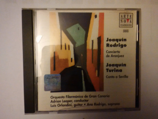 Joaquín Rodrigo, Joaquín Turina, Orquesta Filarmónica De Gran Canaria, Adrian Leaper, Luis Orlandini, Ana Rodrigo : Concierto De Aranjuez / Canto A Sevilla (CD)