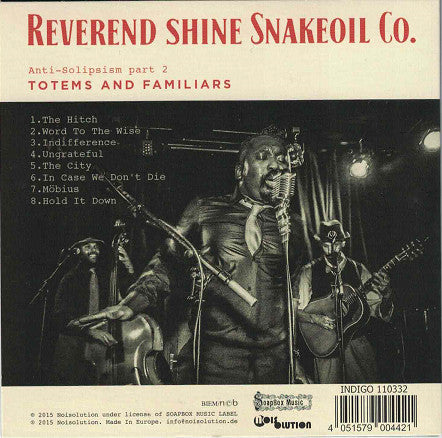 Reverend Shine Snake Oil Co. : Anti-Solipsism Part 2 - Totems And Familiars (CD, Album)